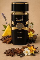 Perfume árabe Lattafa Asad